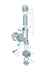 Oil Cooler 038117021C For AUDI A4 Q5,Q7 Tag-O-23