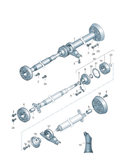 Drive Shaft 1K0521127A Compatible With AUDI Q3