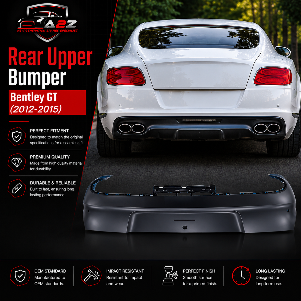 Rear Upper Bumper 3W3807332 Compatible With Bentley GT (2012-2015) Tag No.602