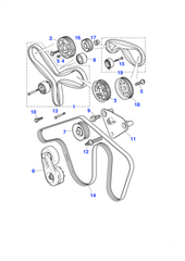 Timing Belt Kit CT1118K1  C2C24601 Compatible With LAND ROVER RANGE ROVER SPORT I (L320) (CONTINENTAL)