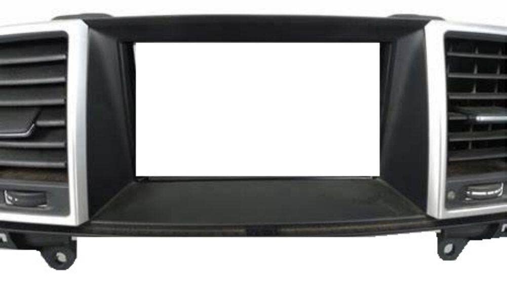 Black Center AC Vent Assay Big 1668300854 Compatible With Mercedes Benz GL-Class W166, GLS W166 & ML-Class W166