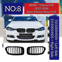 Sport Edition Show Grill A2465200223 Compatible With BMW 3 Series F30 (2012-2018) Tag No.8