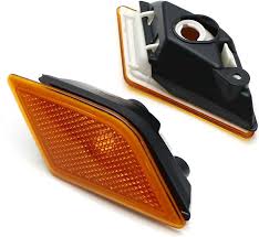 Front Bumper Side Marker Light Lamp Left 2048200121 & Right 2048200221 Compatible with Mercedes Benz C-CLASS W204 2008-2010 Tag-FBL-11