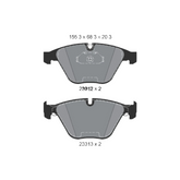 Front Brake Pad 34116764540 34112339270 2331211 P06054 Compatible With BMW 5 Series E60 & 7 E65 E66 E67