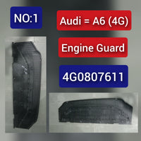FRONT BUMPER LOWER PROTECTION PLATE 4G0807611 Compatible With AUDI A6 C7 (4G2, 4GC) | A6 / S6 A6 C7 Avant (4G5, 4GD) | A6 / S6 Tag No.1