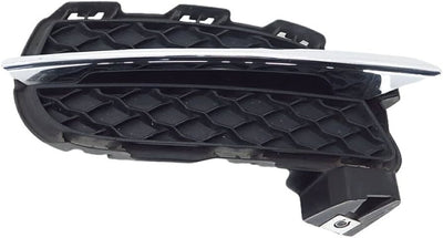 Fog Lamp Cover Left C2D5681 & Right C2D5671 & Fog Lamp Chrome Right C2D3571 & Left C2D3570 Compatible With Jaguar XJ L