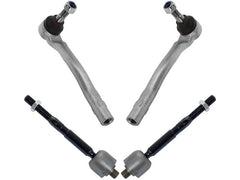 Front Steering Tie Rod End Head Assembly (Rack End 1644600005 & Tie Rod End Left 1643301103 & Right 1643301203) Compatible With MERCEDES-BENZ GL-CLASS (X164) & M-CLASS (W164) & R-CLASS (W251, V251)