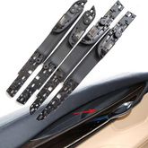 BMW 7 Series F01 leather inner door handle set compatible with F02, F03, F04 – luxury handle set with OEM fit and finish for 2008–2015 models