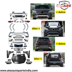 Complete Convertion Body kit Compatible With Mercedes Benz MI W166 (2012-2016) Upgrade Τo Mercedes Benz GLE W166 (2016-2019) Amg63 (Shipping Cost Not Included In Price)