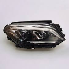 Complete Headlight Headlamp Assy Left A1669062103 & Right A1669062203 (Without Blaster) Compatible With MERCEDES-BENZ GLE (W166) (2016-2018) Tag No.116