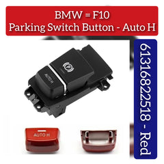 Parking Brake Button Switch Cover Black 61316822518 61319355233 61319318730 61319349035 -1 Compatible with BMW 5 Series F10 & 6 Series F12 & X3 F25