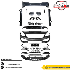 Complete Conversion Bumper Kit Compatible With Mercedes Benz Cla Class W117 C117 X117 (2013-2019) Upgrade To Amg Amga45 (Shipping Cost Not Included In Price)