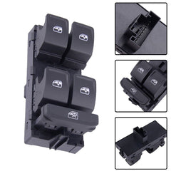 Tiguan Power Window Black Switch 5E0959857A Designed For OCTAVIA III 5E3, NL3, NR3 Tag-SW-68