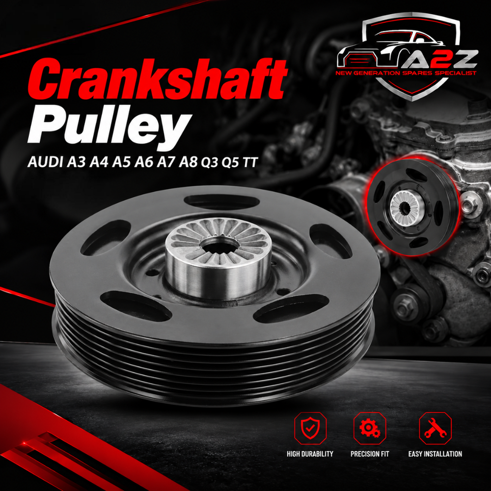 Crankshaft Pulley 06H105243K 06H105243C 06H105243F 06H105243G Compatible With Audi A3 A4 A5 A6 A7 A8 Q3 Q5 TT Tag-CP-05