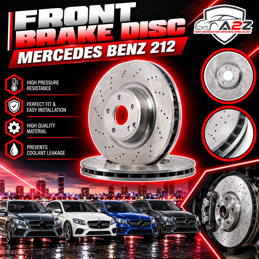 Front Brake Disc A0004211612 Compatible With MERCEDES BENZ W212