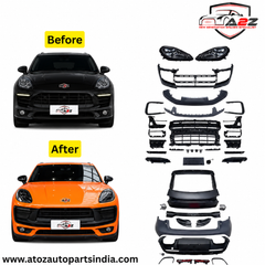 Conversion Bumper Kit Compatible With Porsche Macan (2014-2017) Upgrade To Porsche Macan 2024 (Shipping Cost Not Included In Price)