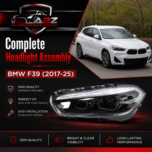 Complete Headlight Set Left 63115A23581 & Right 63115A23582 Compatible With BMW F39