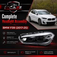 Complete Headlight Set Left 63115A23581 & Right 63115A23582 Compatible With BMW F39