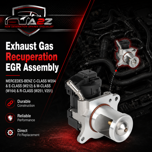 Exhaust Gas Recuperation EGR Assembly 6421401060 A6421401060 642140106064 Compatible With MERCEDES-BENZ C-CLASS W204 & E-CLASS (W212) & M-CLASS (W164) & R-CLASS (W251, V251)