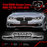 Front Middle Bumper Lower Center Mesh Bezel Grille 51117386152 Compatible With BMW 3 Series (F30, F80) (2016-2019) Tag-BG-83