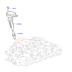 Ignition Coil LR091616 Compatible With DEFENDER Station Wagon (L663) DISCOVERY SPORT (L550) DISCOVERY V (L462) RANGE ROVER EVOQUE (L538)