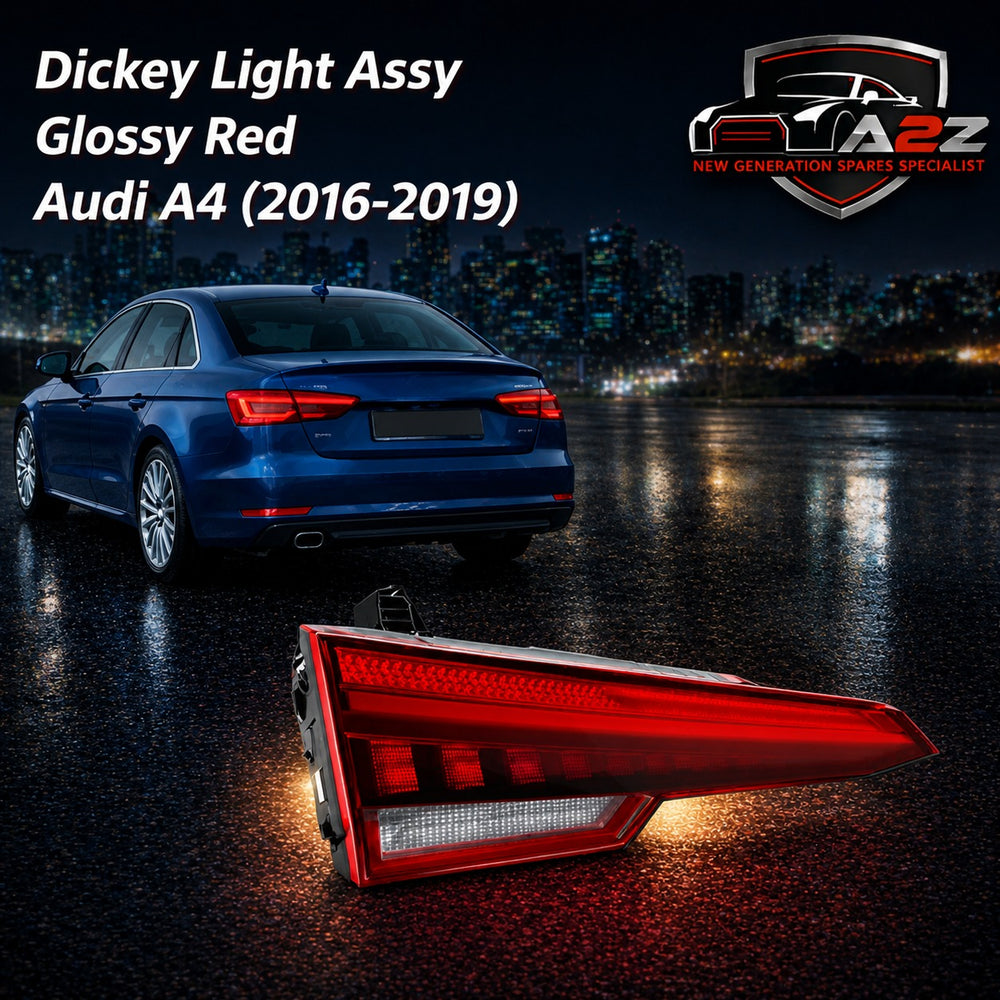 Glossy Red Dickey Light Assembly Left 8W5945093C & Right 8W5945094C Compatible With Audi A4 (2016-2019) Tag No.162