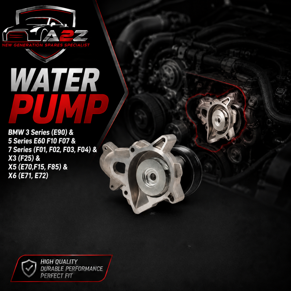 Water Pump 11517790135 11517790322 11517790471 11517790472 11517791833 11517791834 11517788305 Compatible With BMW 3 Series (E90) & 5 Series E60 F10 F07 & 7 Series (F01, F02, F03, F04) & X3 (F25) & X5 (E70,F15, F85) & X6 (E71, E72) Tag-W-73