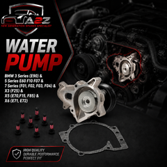 Water Pump 11517790135 11517790322 11517790471 11517790472 11517791833 11517791834 11517788305 Compatible With BMW 3 Series (E90) & 5 Series E60 F10 F07 & 7 Series (F01, F02, F03, F04) & X3 (F25) & X5 (E70,F15, F85) & X6 (E71, E72) Tag-W-73