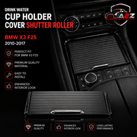 Black Central Console Drink Water Cup Holder Cover Shutter Roller Trim 1666805802-9051 A1666805802 Compatible With MERCEDES-BENZ GL-CLASS (X166) & GLE Coupe (C292) & GLS (X166)