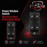 Car Electric Power 10 Pin Black Window Switch 5ED959857 5E0959857M Compatible With Skoda Octavia Tag-SW-47