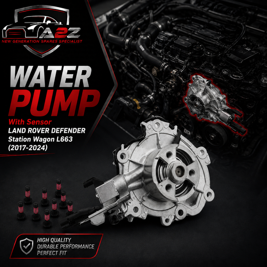 Water Pump With Sensor LR140742 JDE40023 LR115260 Compatible With LAND ROVER DEFENDER Station Wagon (L663) & DISCOVERY SPORT (L550) & DISCOVERY V (L462) & RANGE ROVER EVOQUE (L538) & JAGUAR F-PACE (X761) & XE (X760) & XF II (X260) Tag-W-89