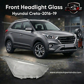 Front Headlight Glass Compatible with Hyundai Hyundai Creta-2016-19.