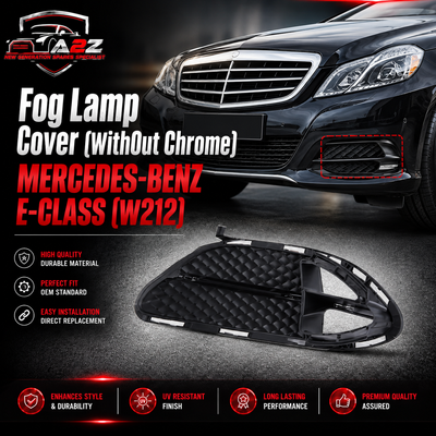 Fog Lamp Cover (WithOut Chrome) Left 2128851922 Right 2128852022 A2128851922 Compatible With MERCEDES-BENZ E-CLASS (W212) Tag No.292