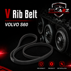 V-ribbed Belt 31330380 Compatible With VOLVO S60
