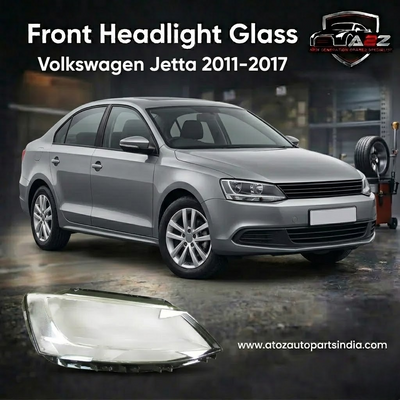 Front Headlight Glass Compatible with Volkswagen Jetta 2011 - 2017.