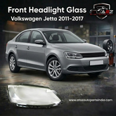 Front Headlight Glass Compatible with Volkswagen Jetta 2011 - 2017.