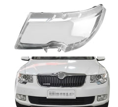 Front Headlight Glass Compatible With Skoda Superb 2009-2012