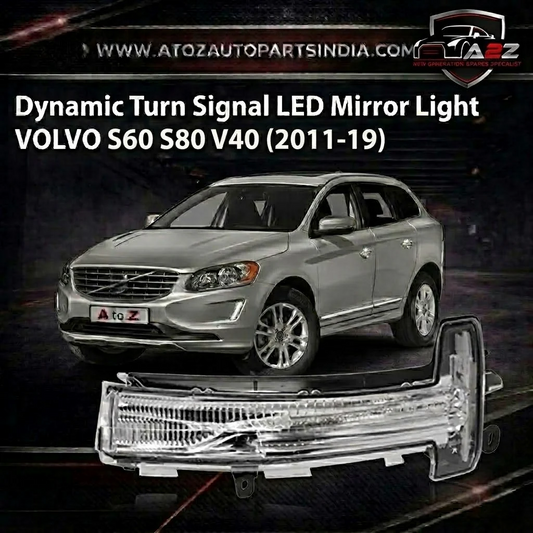 Dynamic Turn Signal LED Mirror Light Left 31402415 & Right 31402416 Compatible with VOLVO S60 S80 V40 Tag-MLV-201