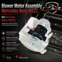 Blower Motor Assembly 2228202214 Compatible With Mercedes Benz W222