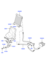 OIL COOLER LR015152 For LAND ROVER RANGE ROVER III L322 Tag-O-56