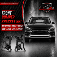 Front Bumper Bracket Left 2926200100 & Right 2926200200 Compatible With Mercedes Benz (W292) GLE-Class (2016-2019) Tag No.1002