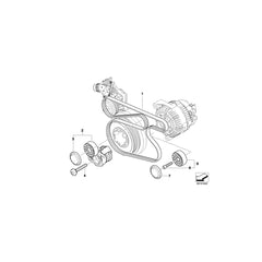 Fan Belt Tensioner APV2774 11287790447 7790447 Compatible With BMW 3 (E90) (DAYCO)