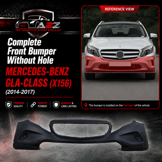 Complete Front Bumper Without Hole A1568800940 1568800940 Compatible With MERCEDES-BENZ GLA-CLASS (X156) (2014-2017) Tag No.211B