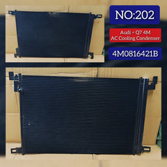 AC Condenser 4M0816421B Compatible with AUDI Q7 (4MB, 4MG, 4MQ) & Q8 (4MN, 4MT)