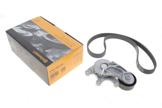 Multi Rib Belt Kit 6PK1005K2 Compatible With BMW 3 (F30, F80), 5 (F10) (CONTINENTAL)