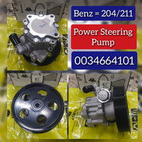 Power Steering Pump A0034664101 A0034664001 0034664101 0034664001 Compatible with MERCEDES-BENZ C-CLASS (W203) C-CLASS (W204) E-CLASS (W211) SLK (R171)