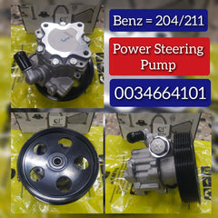 Power Steering Pump A0034664101 A0034664001 0034664101 0034664001 Compatible with MERCEDES-BENZ C-CLASS (W203) C-CLASS (W204) E-CLASS (W211) SLK (R171)
