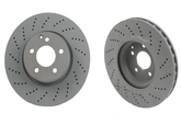 Front Brake Disc Set 2044211012 Compatible With Mercedes Benz W204 W212 W207