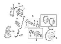 Front Left/Right ABS Wheel Speed Sensor 2045400117 2049057702 2049050000 Compatible With MERCEDES-BENZ C-CLASS W204
