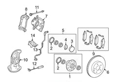 Front Left/Right ABS Wheel Speed Sensor 2045400117 2049057702 2049050000 Compatible With MERCEDES-BENZ C-CLASS W204